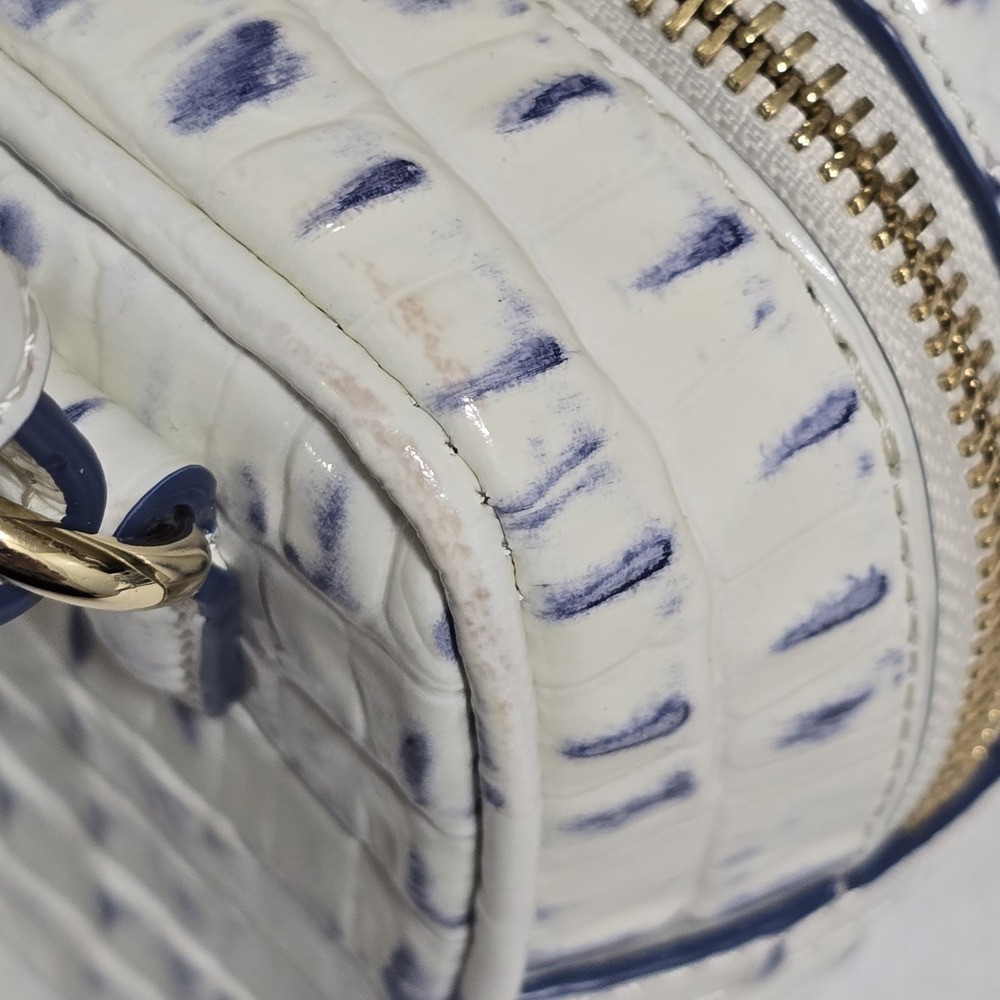 Brahmin Demi Crossbody Bag Marina La Scala Croc Embossed Leather Dillard's Exclu - Picture 12 of 16
